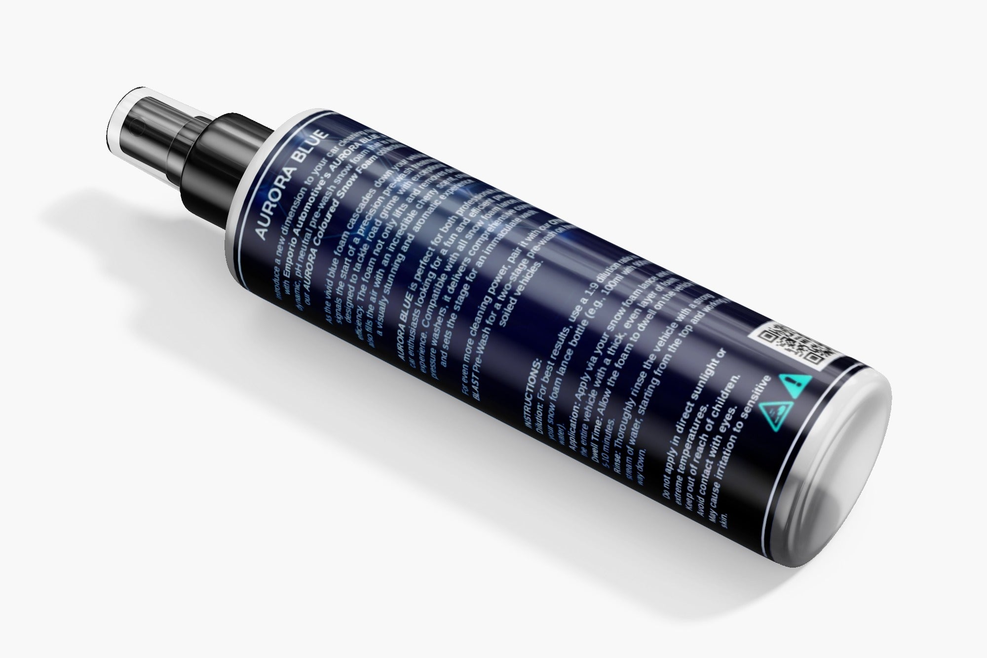 Aurora Blue; pH Neutral Coloured Snow Foam