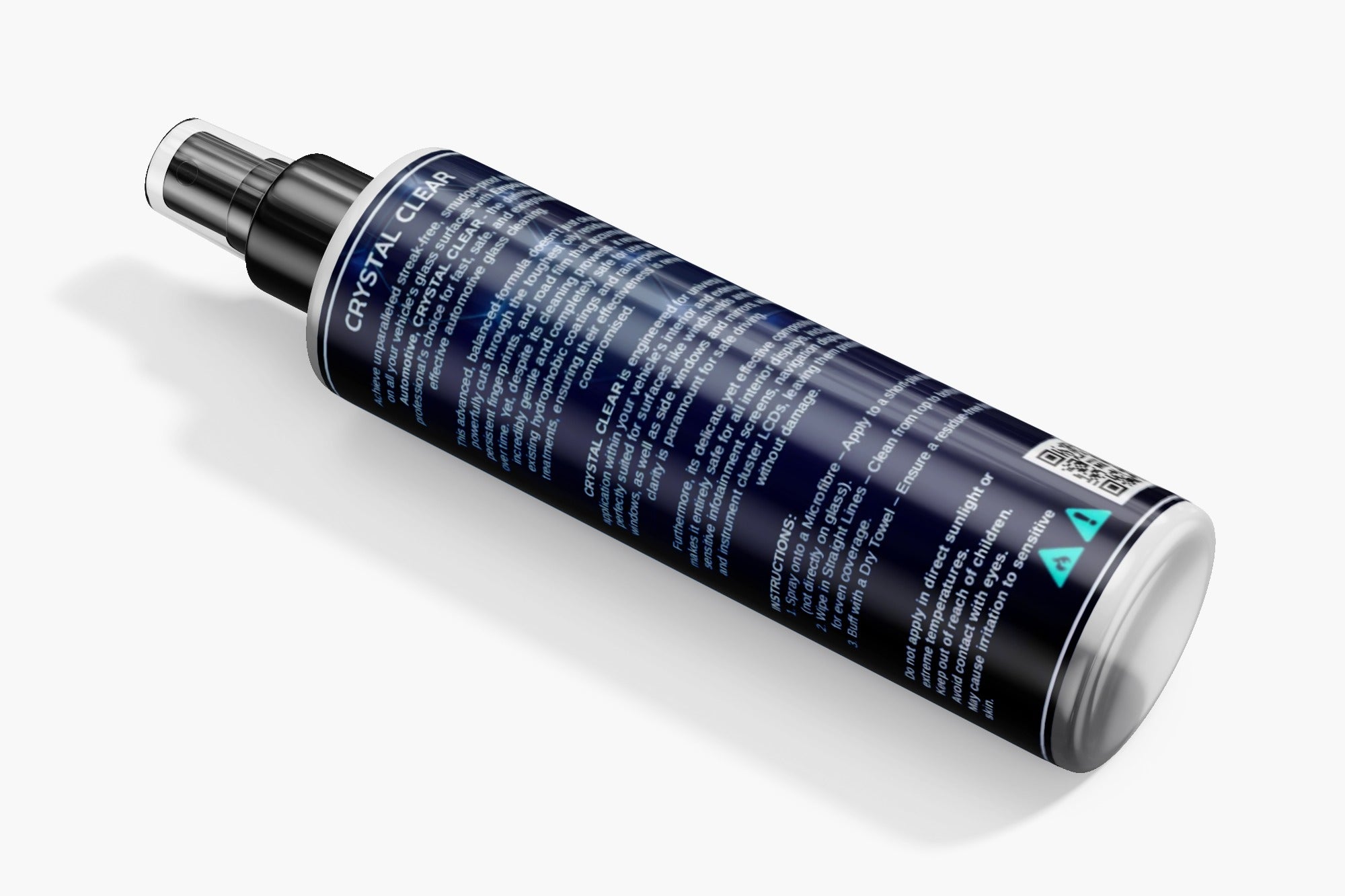 Crystal Clear; Streak-Free Glass Cleaner