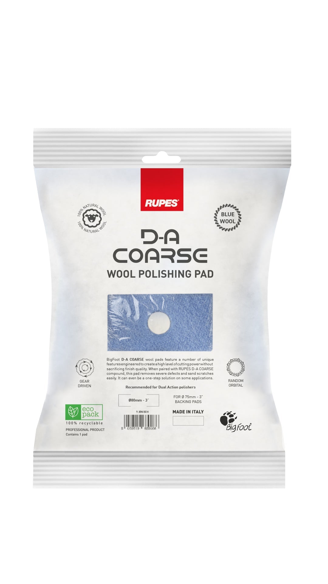**NEW** DA COARSE WOOL Cutting Pad