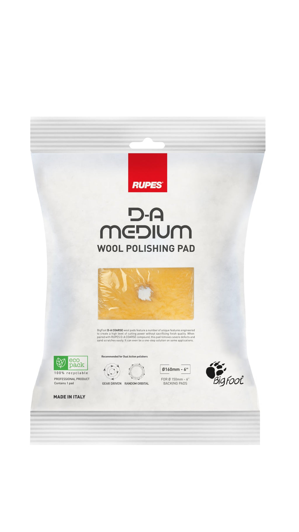 **NEW** DA MEDIUM WOOL Polishing Pad