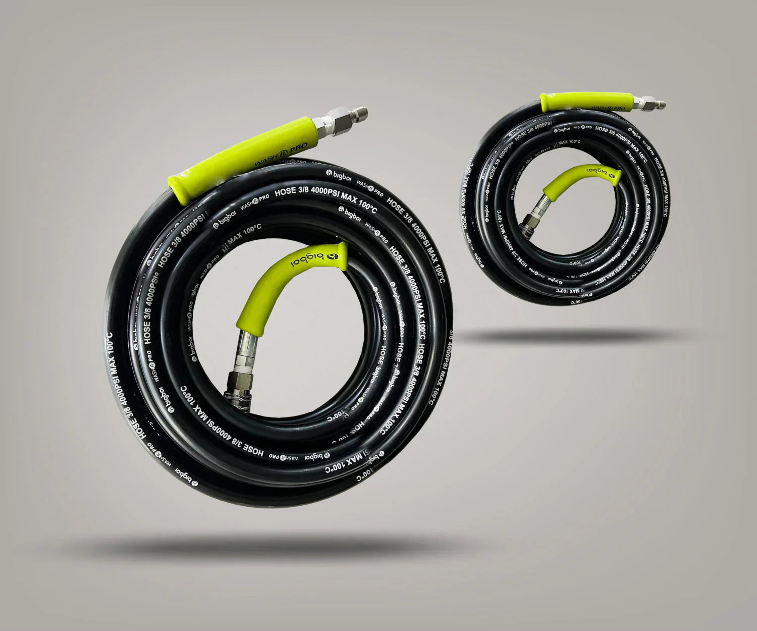BigBoi WashR PRO & DUO Commercial Pressure Washer Hose (20m & 30m)