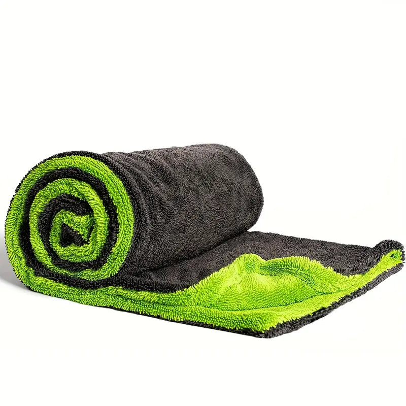 Green Dried Monster; 1400GSM Twisted Loop Drying Towel