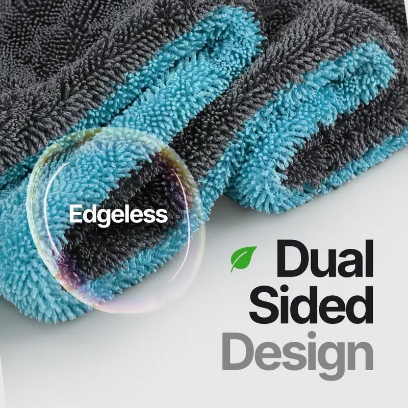 Twisted Bliss; 1300GSM Double Twisted Microfibre Drying Towel Set