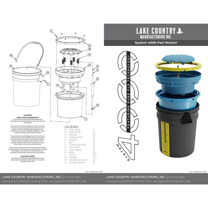 PAD WASHER SYSTEM 4000